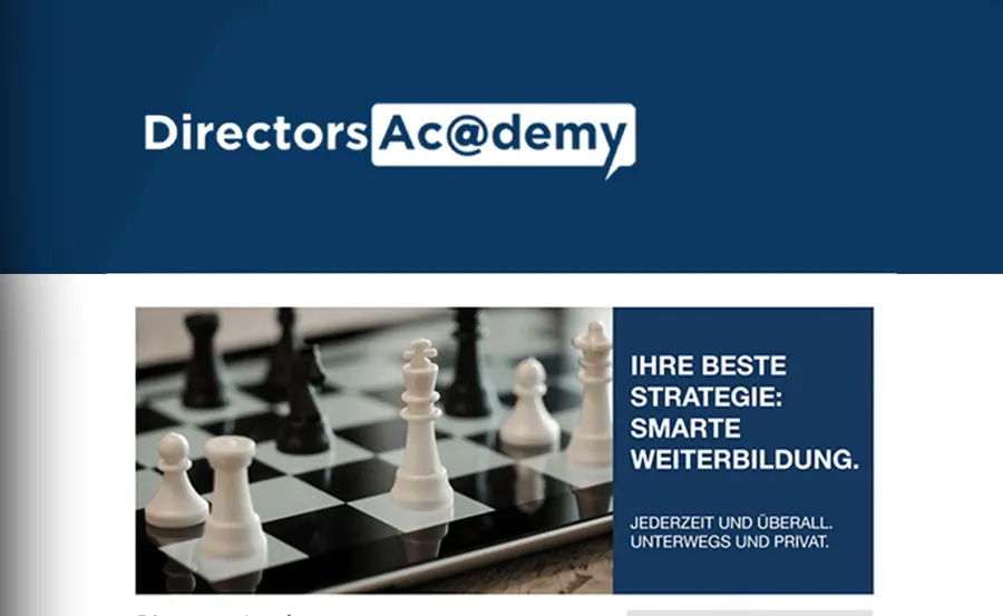 Projektansicht Directors Academy