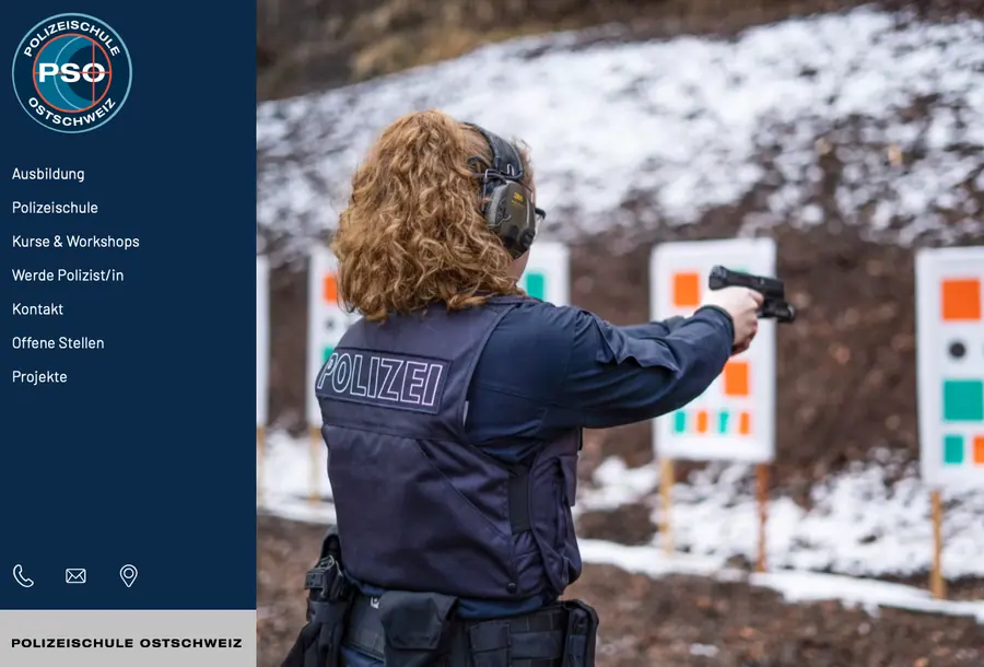 Projektansicht Polizeischule Ostschweiz